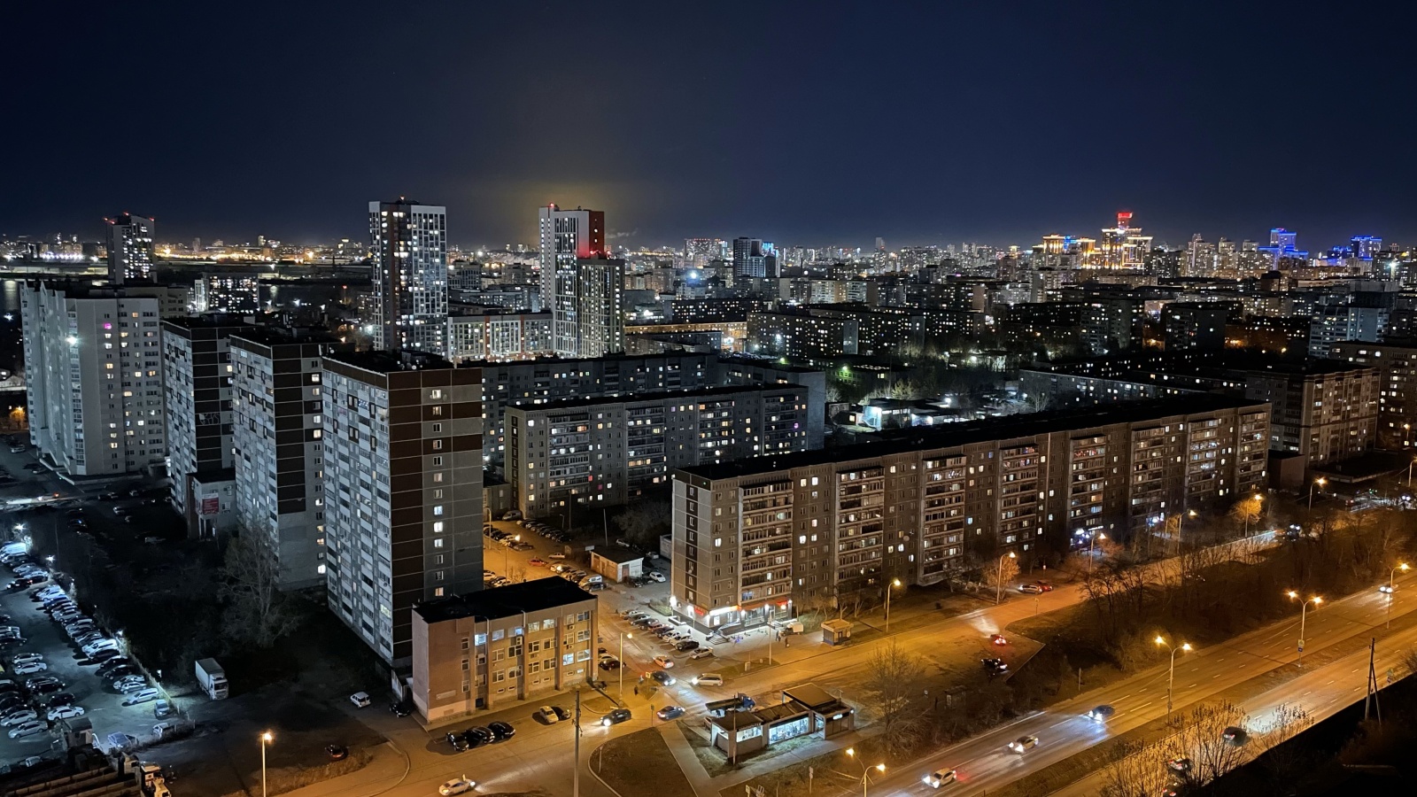 Студия с шикарным видом на город от NeVotele 